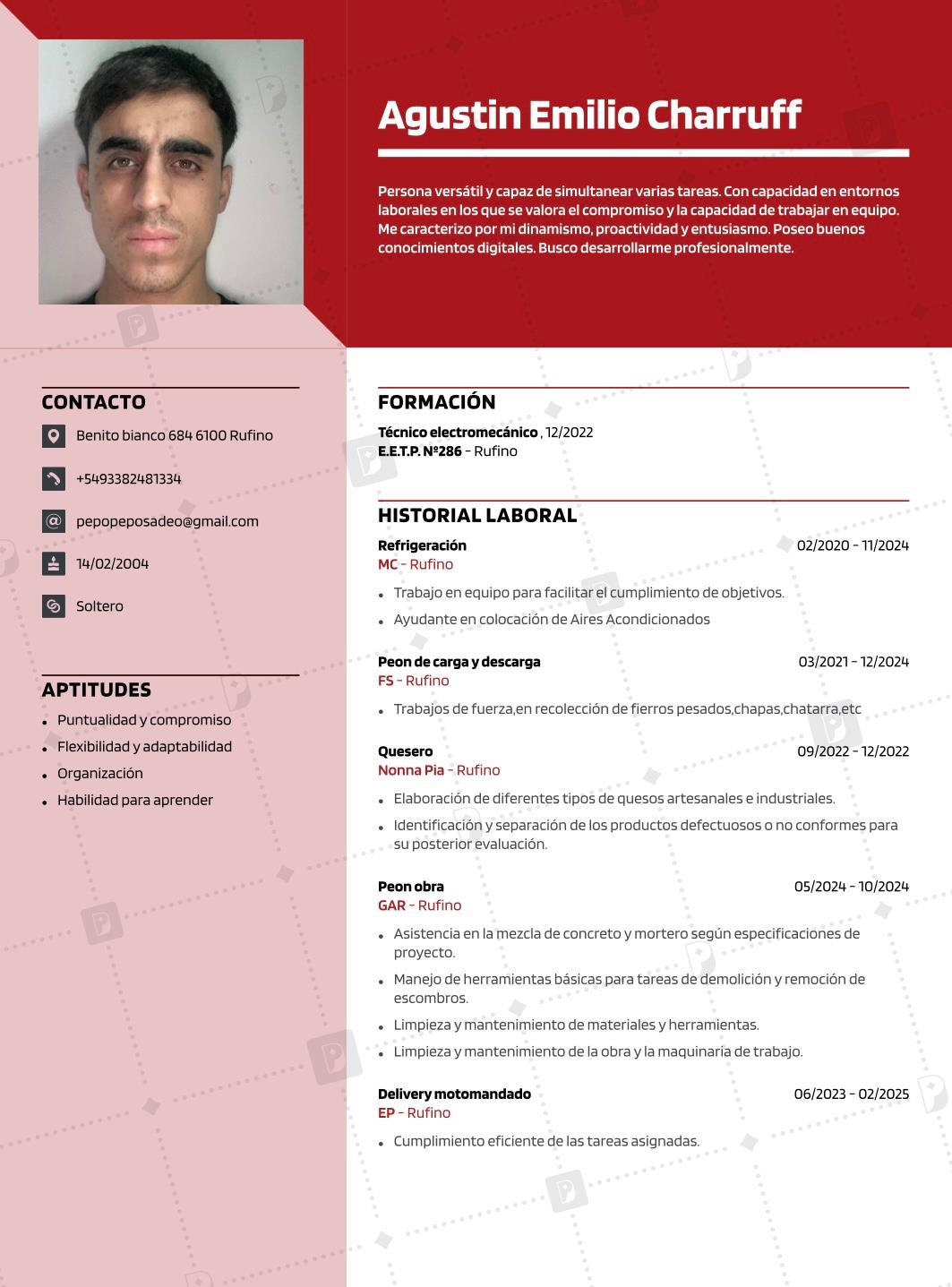 Agustin Emilio Charruff