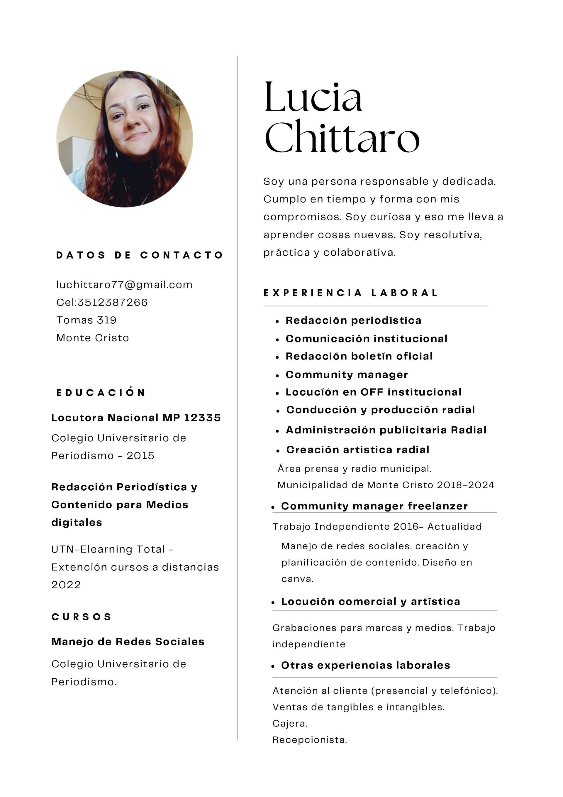 Lucia Elizabeth Chittaro